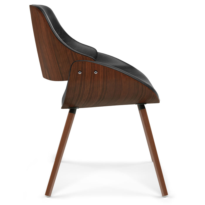 Malden - Bentwood Dining Chair with Wood Back