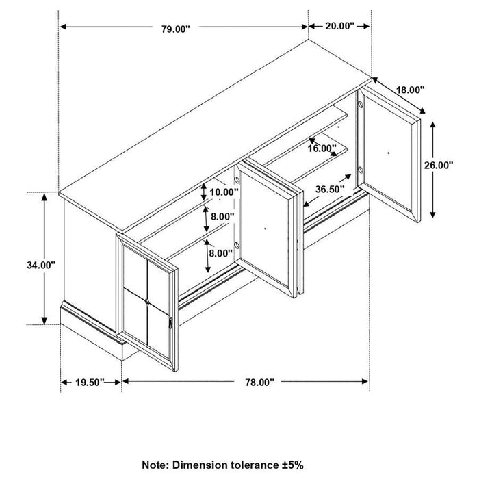 Brockway - Cove 4-door Server