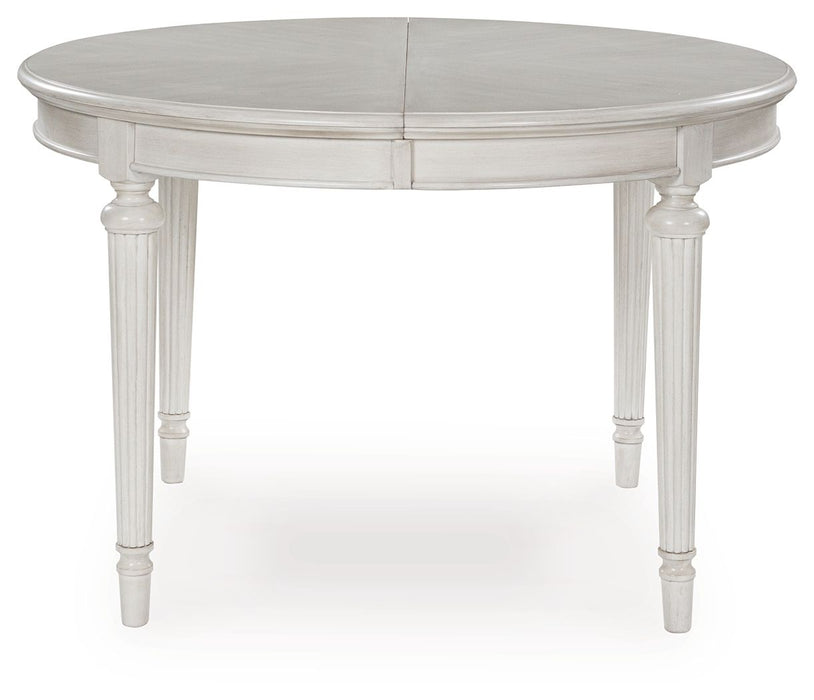 Montelaine - Antique White - Oval Dining Room Extension Table