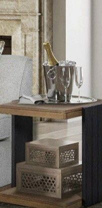 Channel - Chairside Table - Black