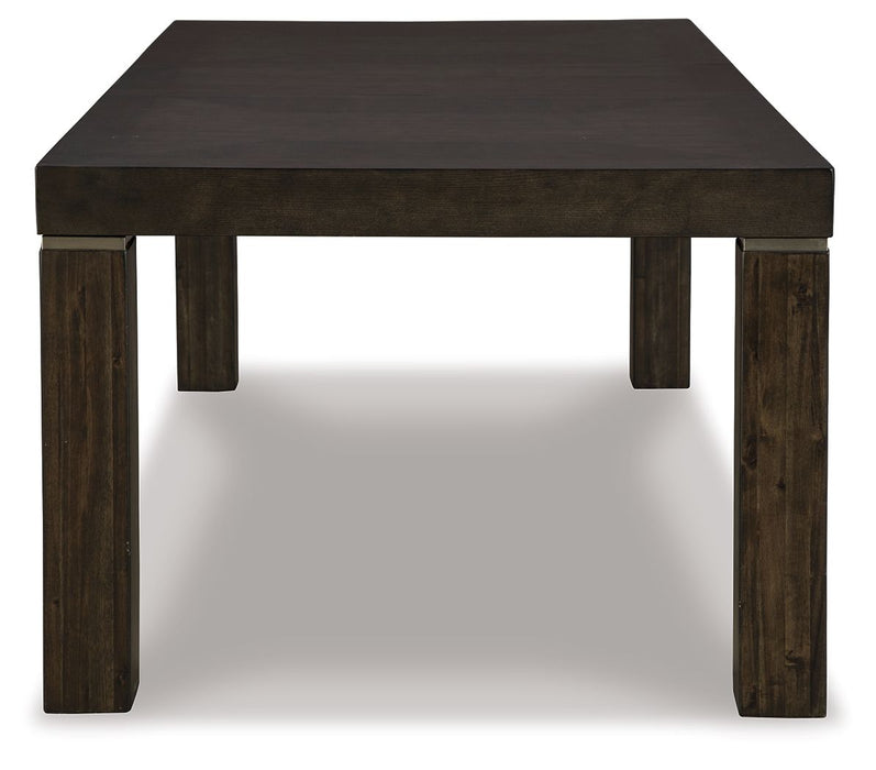 Hyndell - Marrón Oscuro - Mesa Extensiva Comedor Recta