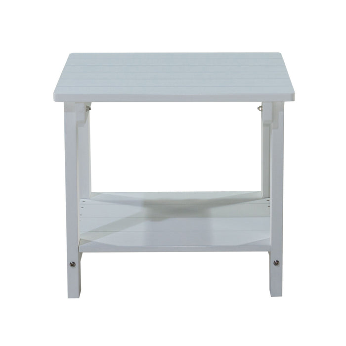 Key West - Weather Resistant Outdoor Indoor Plastic Wood End Table