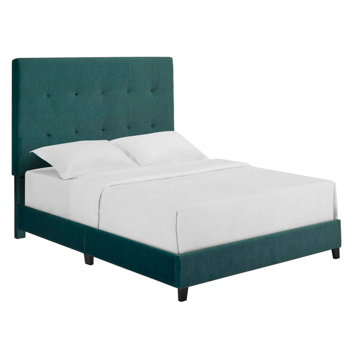 Tufted Upholstered Platform Bed