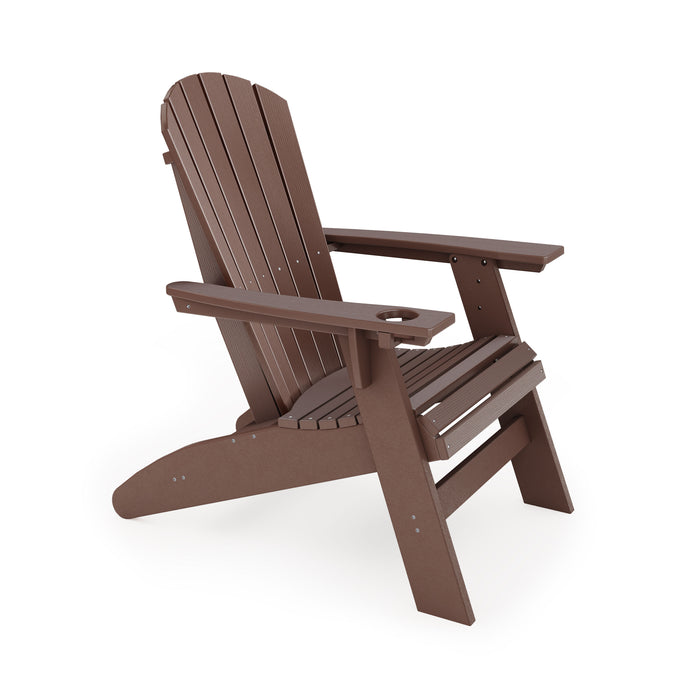 Adirondack Chair Sturdy HDPE Poly Lumber For Poolside, Patio, And Garden Relaxation