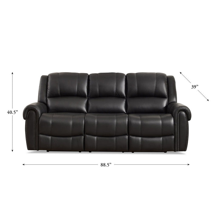 Marco - Power Zero Gravity Reclining Sofa - Black