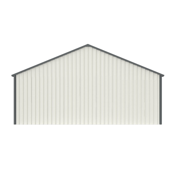 Double Garage Metal Shed With Side Entry Door