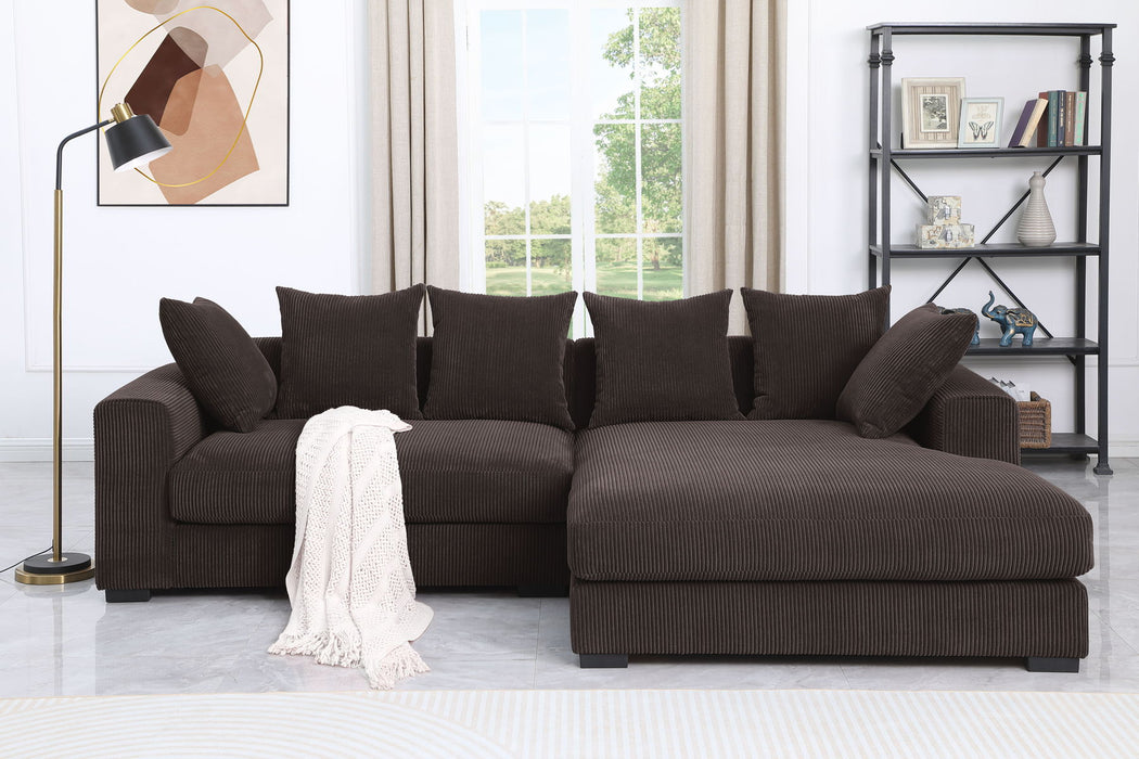 Naomi - 3 Piece Upholstered Sectional