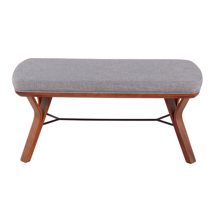 Folia - Mid Century Modern Bench