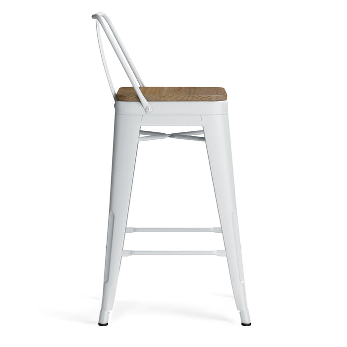 Rayne - 24" Metal / Wood Counter Height Stool