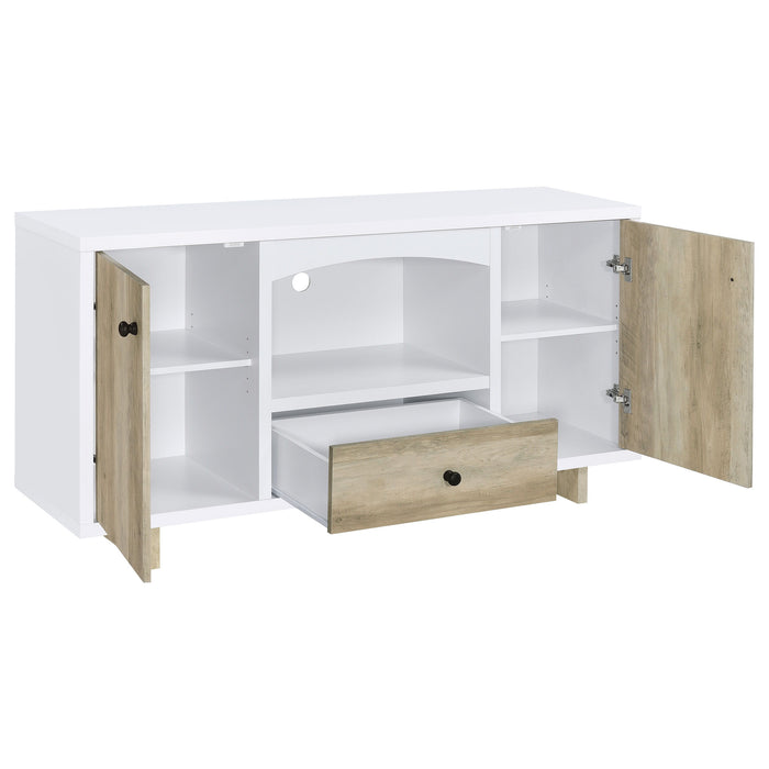 Dalton - 2 Door Storage Credenza - Distressed White