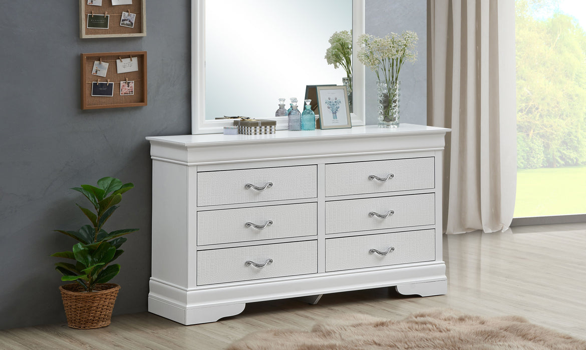 Lorana - Dresser - Silver Champagne