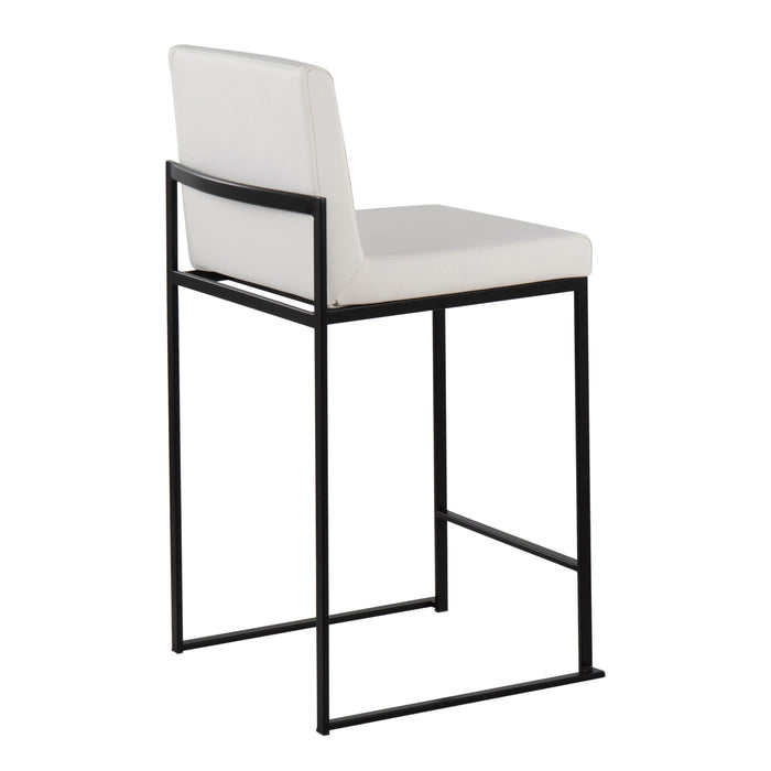 Fuji - Contemporary Modern Elegance, High Back Counter Stool