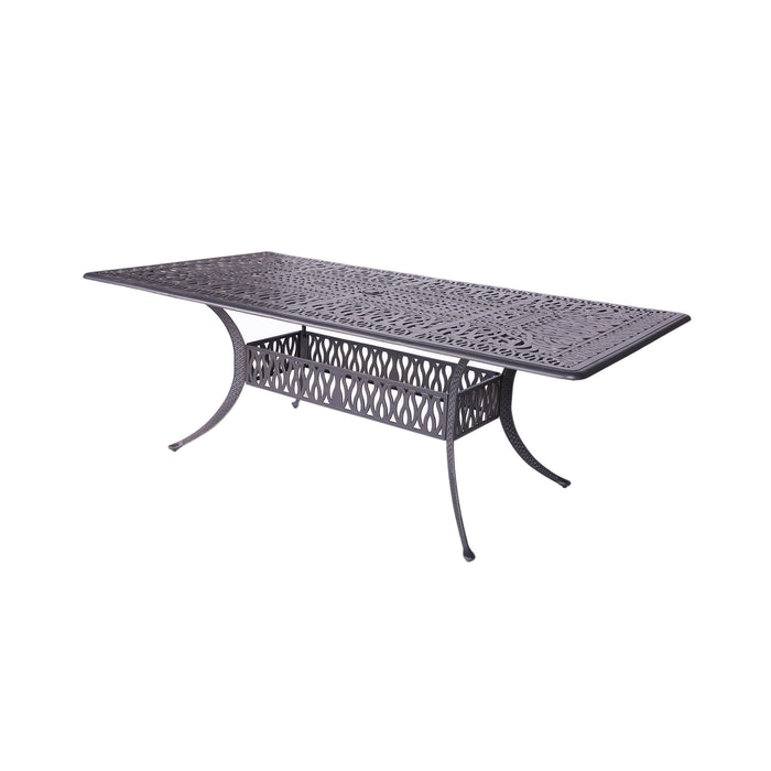 Rectangular 84.2" Long Dining Set With Sunbrella Cushions