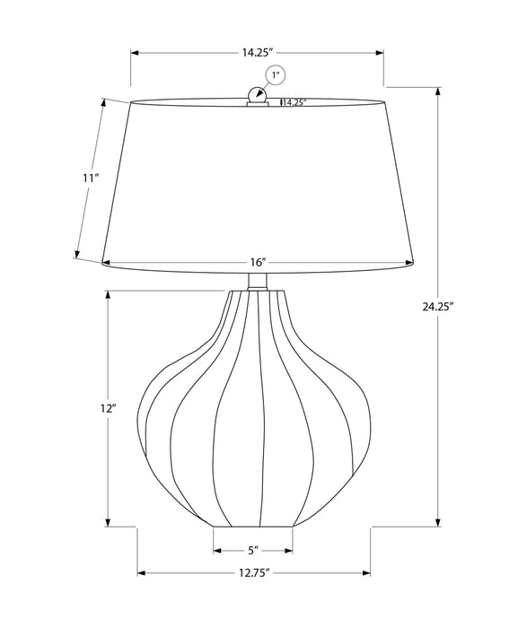 Lighting, Table Lamp, Ceramic, Transitional - Blue