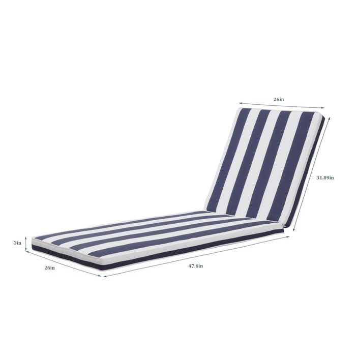 Outdoor Lounge Chair Cushion Replacement Patio Funiture Seat Cushion Chaise Lounge Cushion