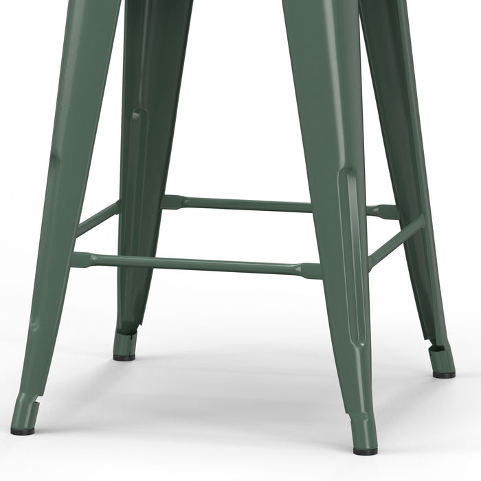 Rayne - 24" Metal Counter Height Stool (Set of 4)