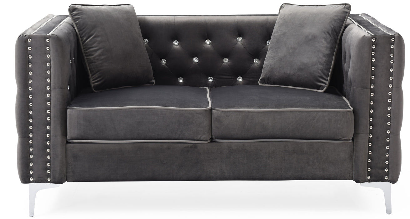 Elegant Track Arm Loveseat