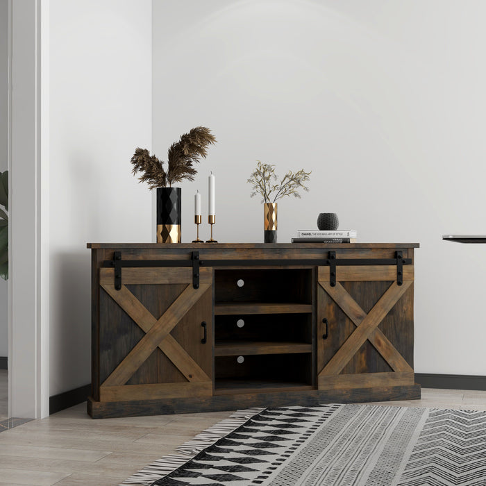 Farmhouse - Corner TV Console