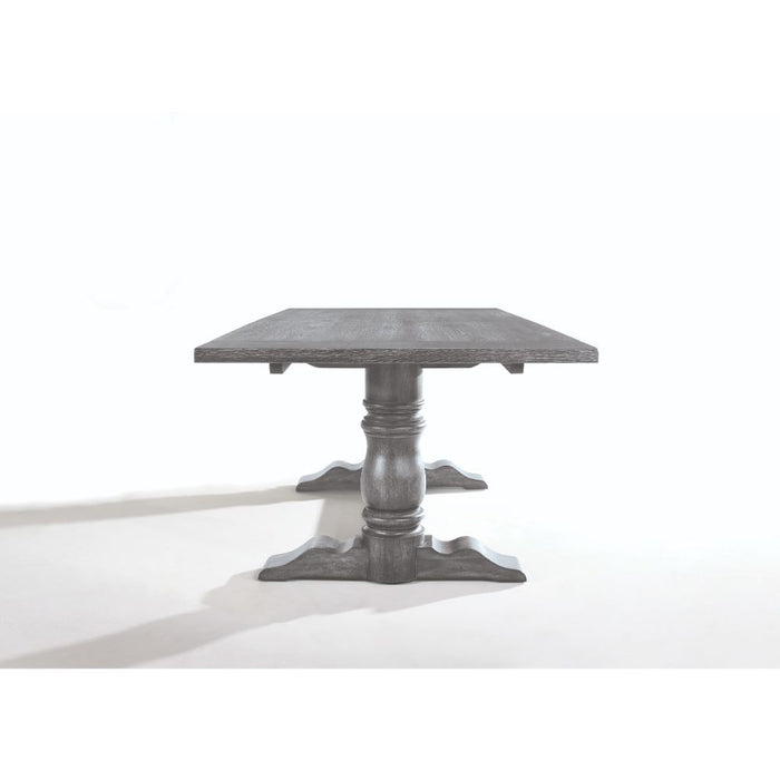 Leventis - Mesa de comedor - Gris degradado - 30"