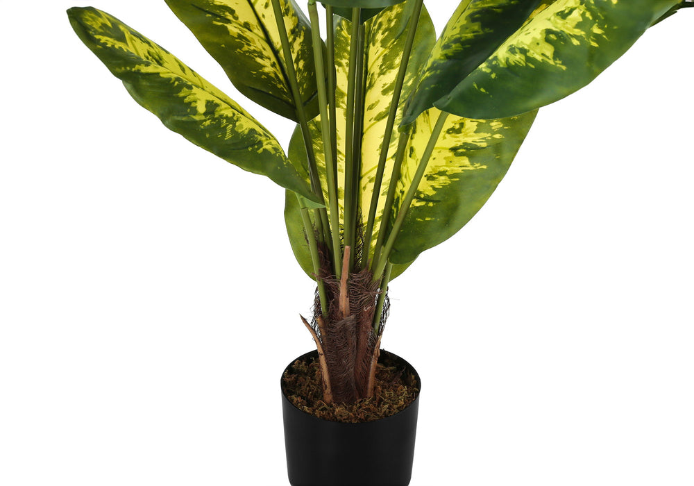 47" Tall, Artificial Plant, Evergreen Tree, Indoor, Faux, Fake, Floor, Greenery, Potted, Real Touch, Decorative - Green / Black