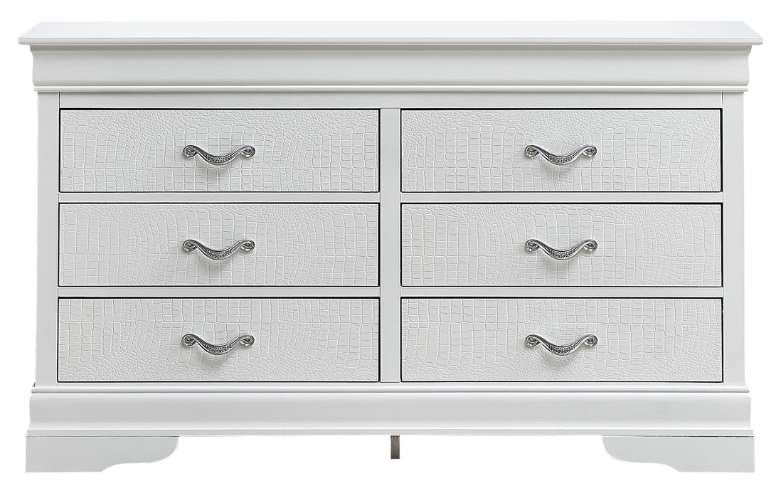 Lorana - Dresser - Silver Champagne