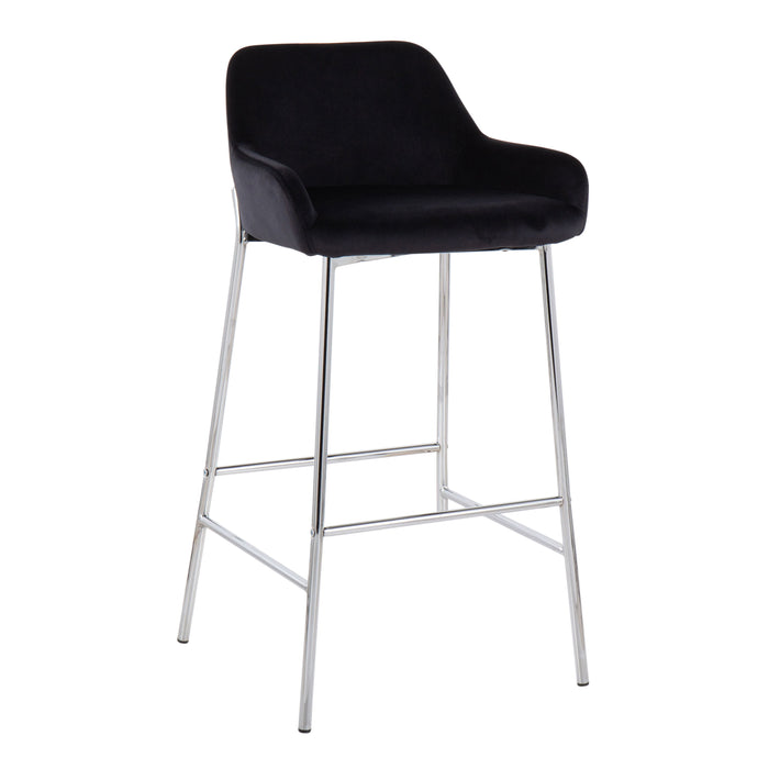 Daniella - Contemporary Fixed Height Bar Stool (Set of 2)