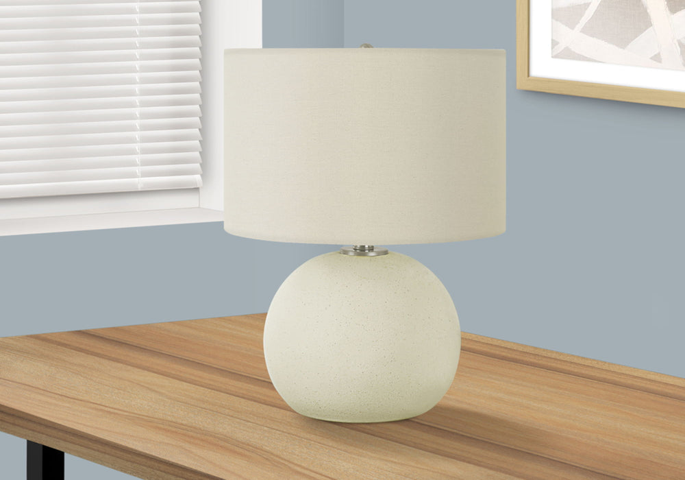 Lighting, Contemporary Table Lamp, Ceramic - Cream