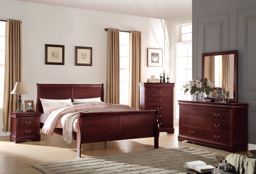 Louis Philippe - Sleigh Bedroom Set