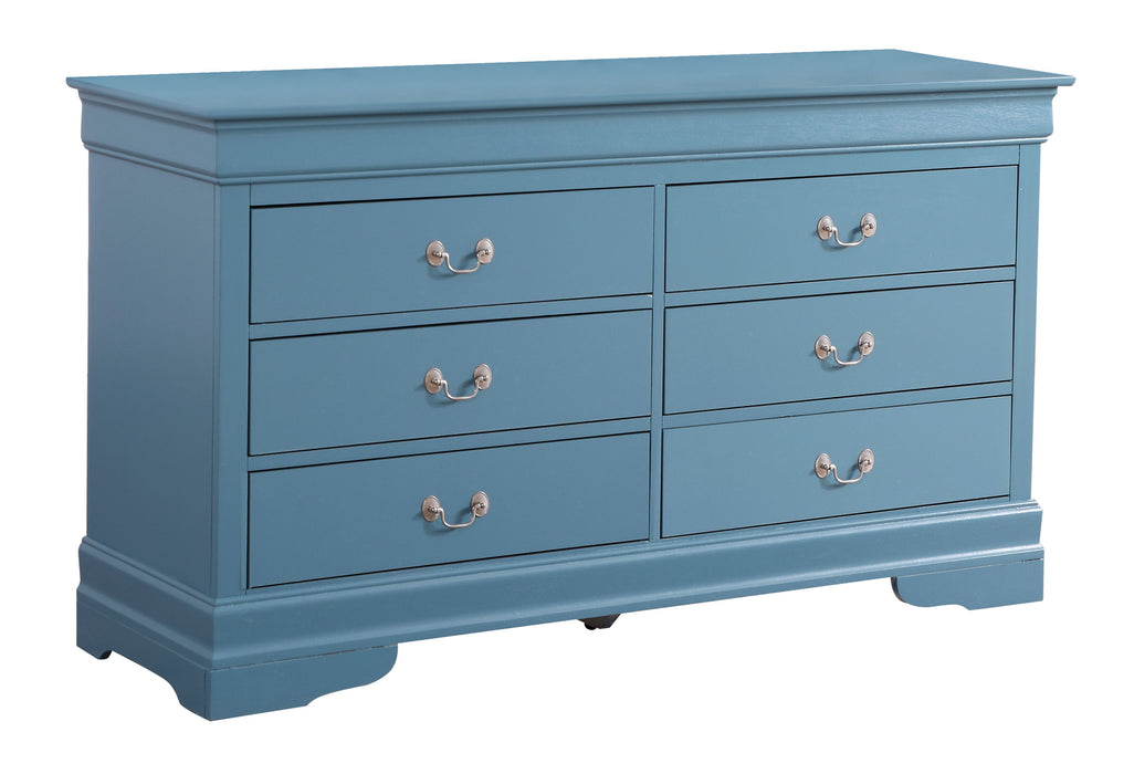 Louis Phillipe - 6-Drawer Dresser