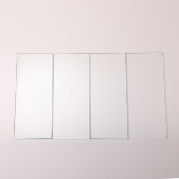 Glass Wind Gurad Square Glass Windshield For Fire Table