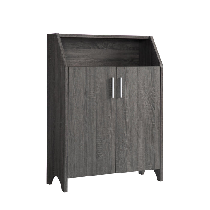 Modern Shoe/Storage Cabinet Two Door With 4 Shelves