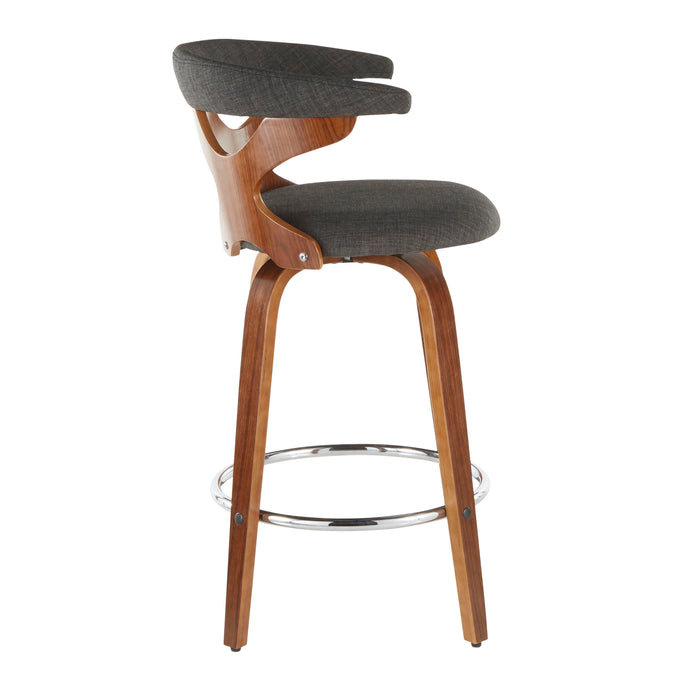 Gardenia - Mid Century Modern Counter Stool (Set of 2)