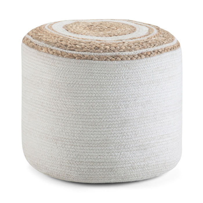 Serena - Round Braided Pouf