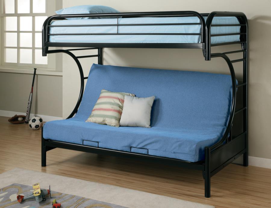 Montgomery - Beliche Twin sobre Futon - Azul