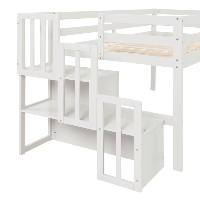 Loft Bed With Staircase