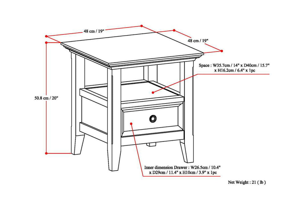 Amherst - End Table