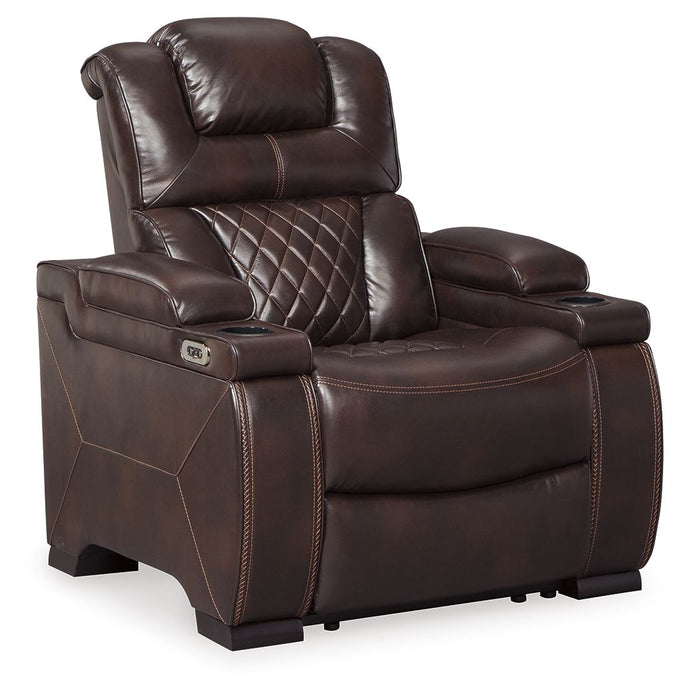 Warnerton - Brown Dark - PWR Recliner/Adj Headrest