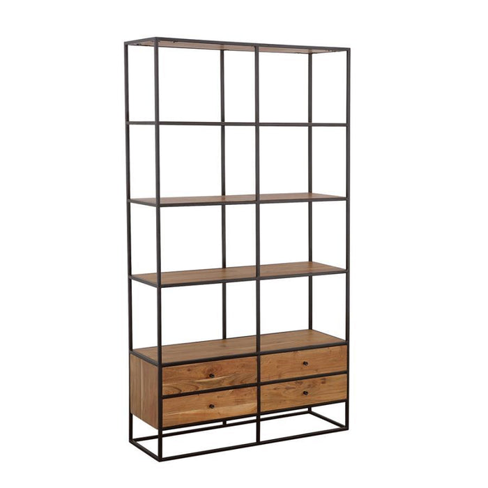 Belcroft - Etagere com 4 Gavetas - Marrom