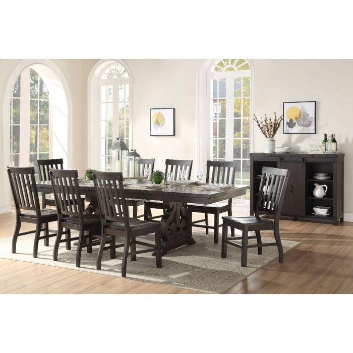 Maisha - Dining Table - Rustic Walnut Bedding & Furniture DiscountersFurniture Store in Orlando, FL