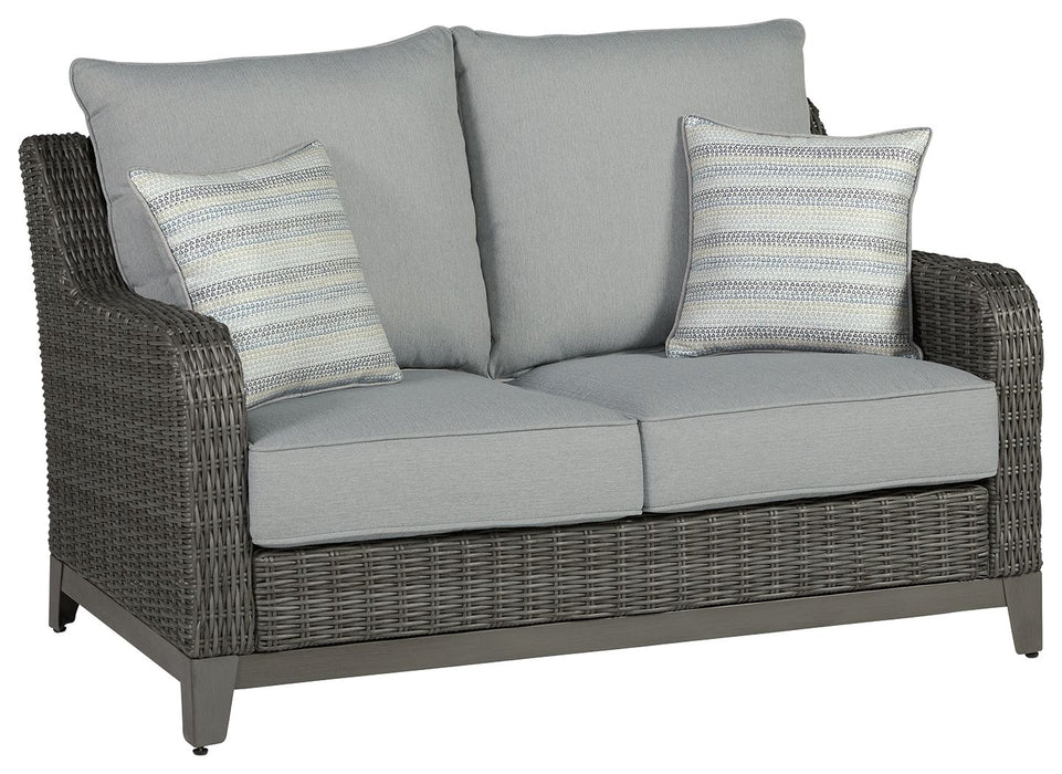 Elite Park - Cinza - Loveseat com almofada