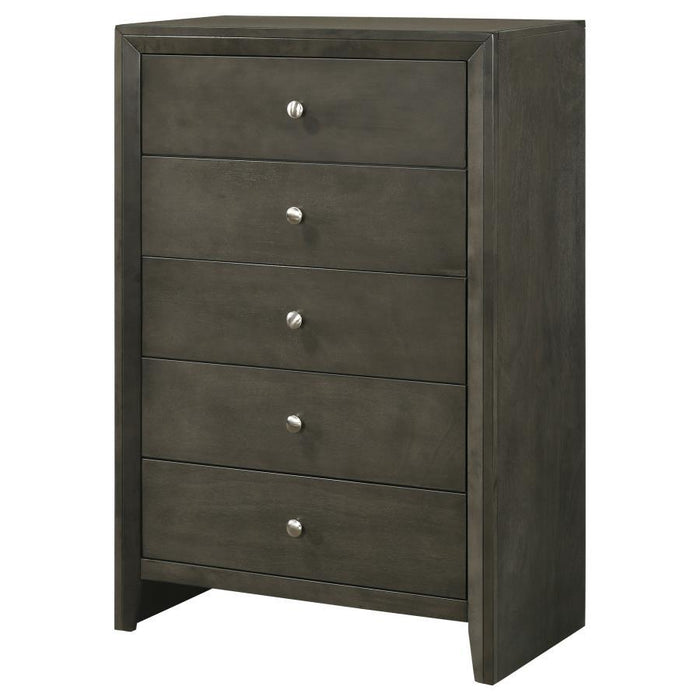 Serenity - Five-drawer Chest Bedding & Furniture Discounters