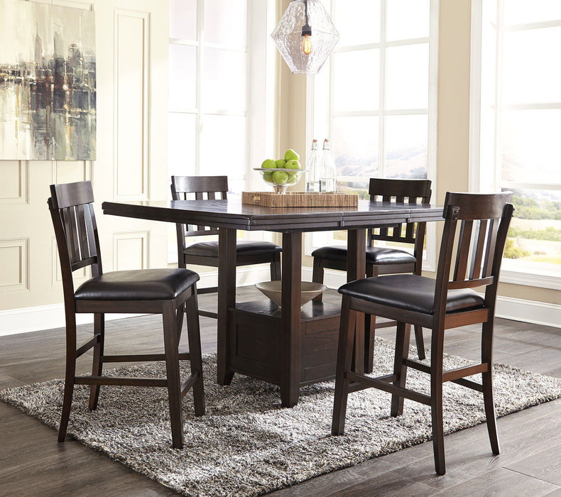 Haddigan - Dining Table With Bar Stools