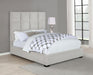 Panes - Tufted Upholstered Panel Bed Bedding & Furniture Discounters