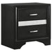 Miranda - 2-drawer Nightstand Tray Bedding & Furniture Discounters