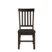 Maisha - Side Chair (Set of 2) - Rustic Walnut Bedding & Furniture DiscountersFurniture Store in Orlando, FL