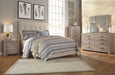 Culverbach - Gray - 5 Pc. - Dresser, Mirror, Queen Upholstered Bed, 2 Nightstands Bedding & Furniture DiscountersFurniture Store in Orlando, FL