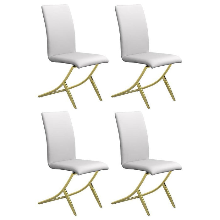 Chanel - Upholstered Side Chairs (Set of 4) Bedding & Furniture Discounters
