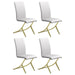 Chanel - Upholstered Side Chairs (Set of 4) Bedding & Furniture Discounters