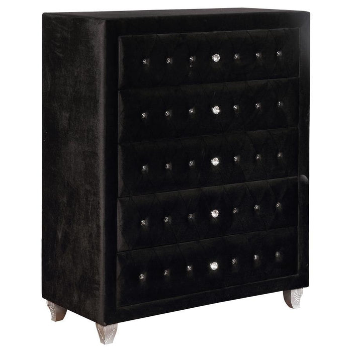 Deanna - 5-drawer Rectangular Chest Bedding & Furniture DiscountersFurniture Store in Orlando, FL