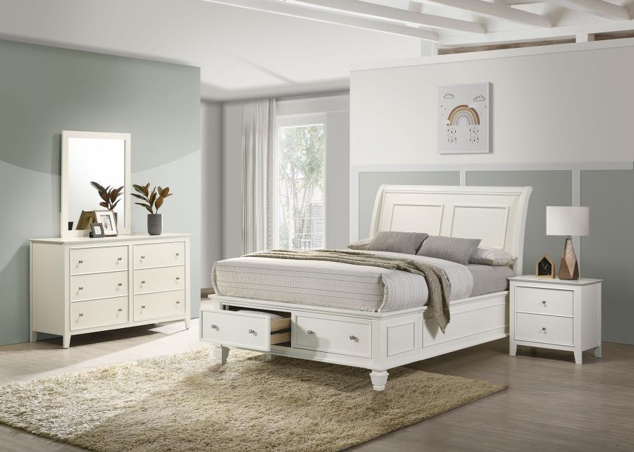 Selena - Sleigh Storage Bedroom Set Bedding & Furniture DiscountersFurniture Store in Orlando, FL
